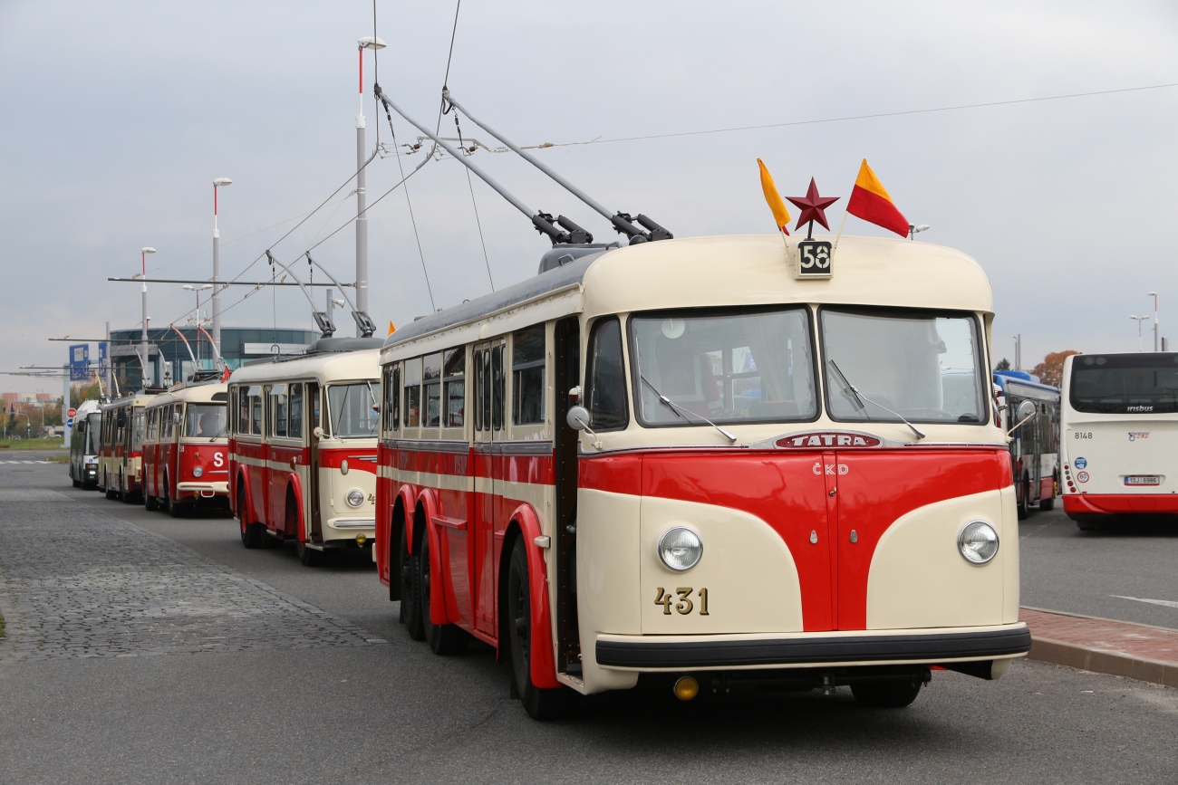 Prague, Tatra T400 III.B N°. 431; Prague — 50 years after – special trolleybus rides and start of line 58 operation