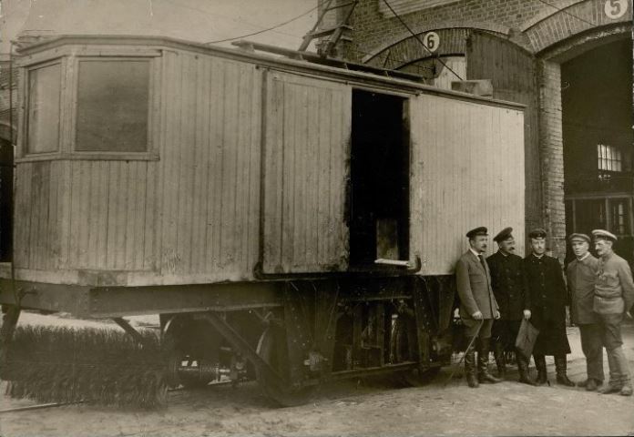 Самара, Снегоочиститель № Б; Самара — Исторические фотографии — Электрический трамвай (1921-1941)