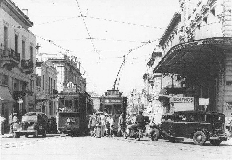 Athens, 2-axle motor car # 465; Athens — Trams — old photos