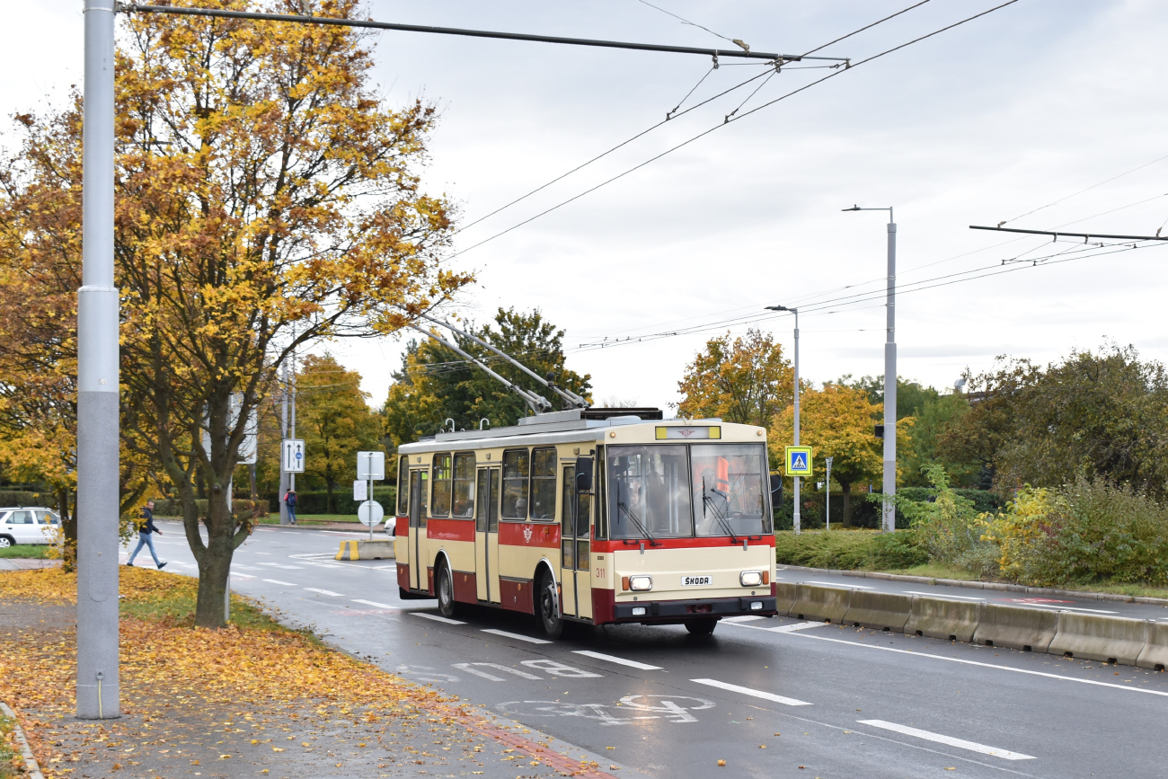 Пардубице, Škoda 14Tr08/6 № 311; Прага — 50 лет спустя – покатушки на троллейбусах и начало регулярной эксплуатации 58 маршрута