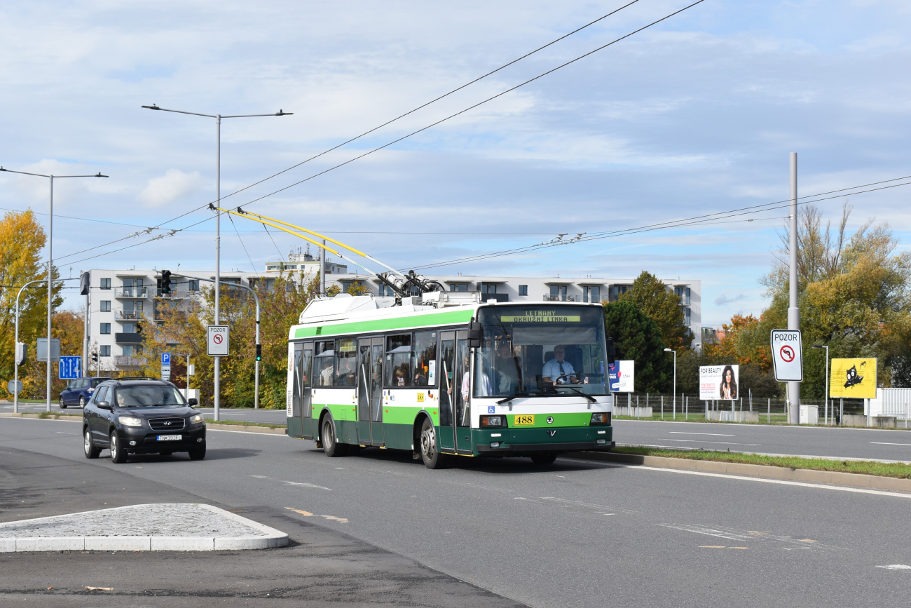 Страшице, Škoda 21TrACI № 488; Прага — 50 лет спустя – покатушки на троллейбусах и начало регулярной эксплуатации 58 маршрута