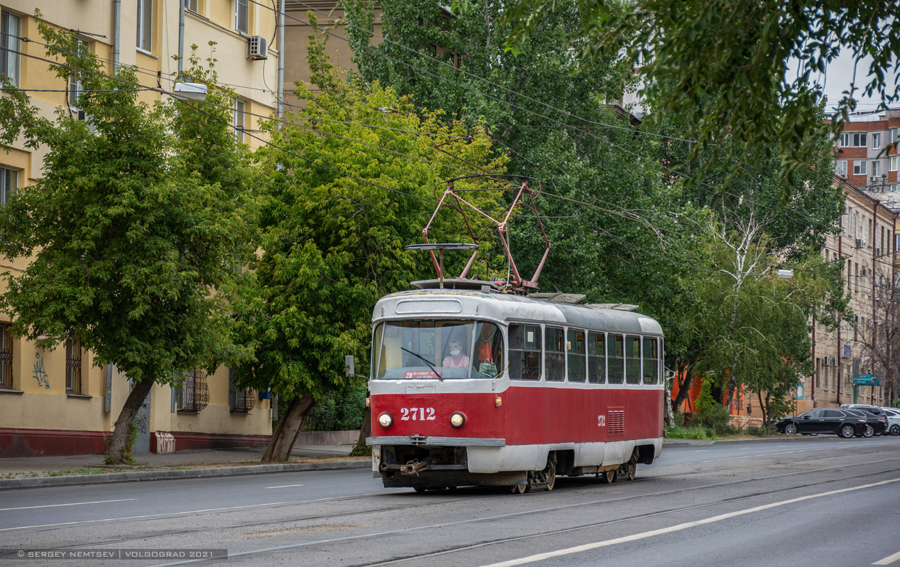 Валгаград, Tatra T3SU (двухдверная) № 2712
