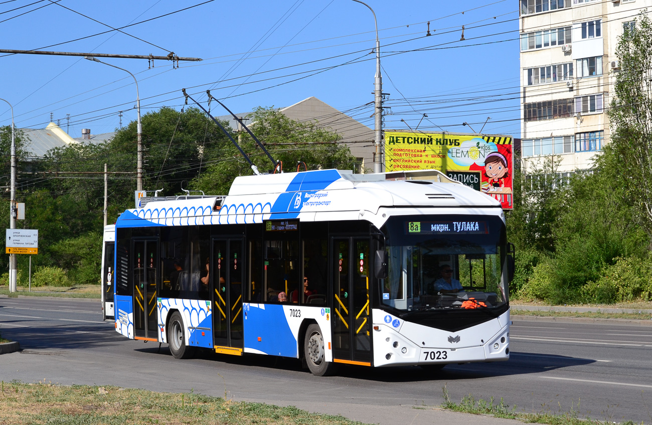 Волгоград, БКМ 32100D № 7001 - Фото - Городской электротранспорт