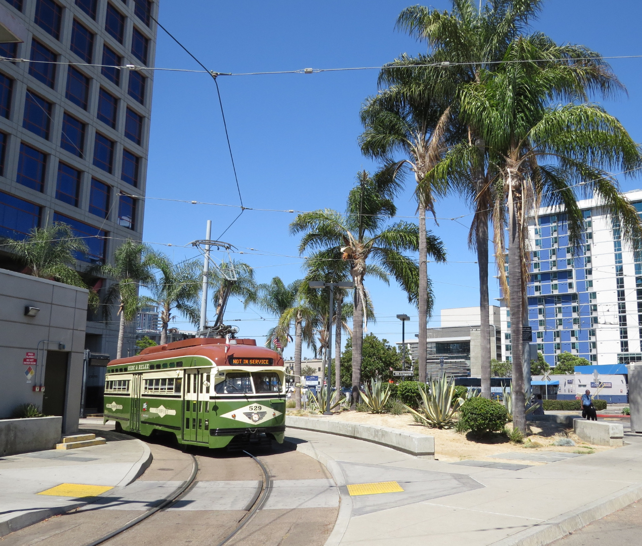 Сан-Диего, PCC № 529; Сан-Диего — Трамвайные линии и инфраструктура