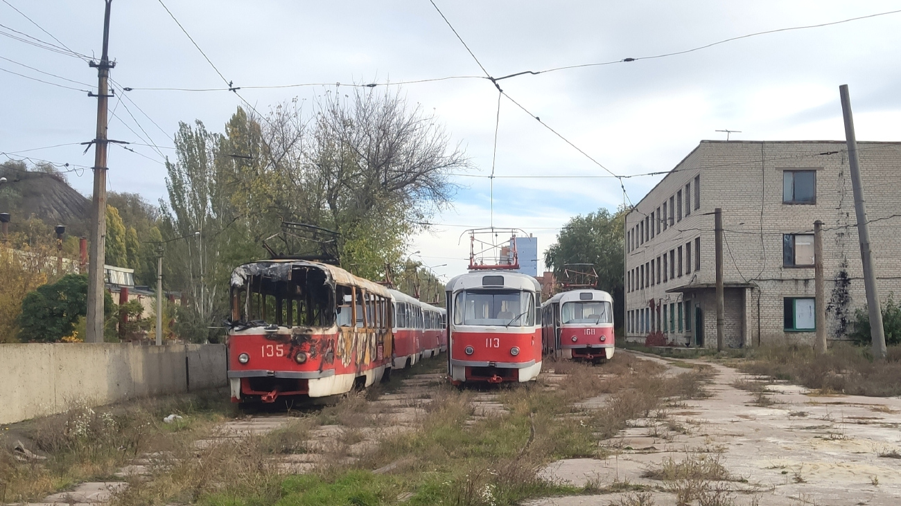 Донецк, Tatra T3SU № 135 (4135); Донецк, Tatra T3SU № 113 (4113)