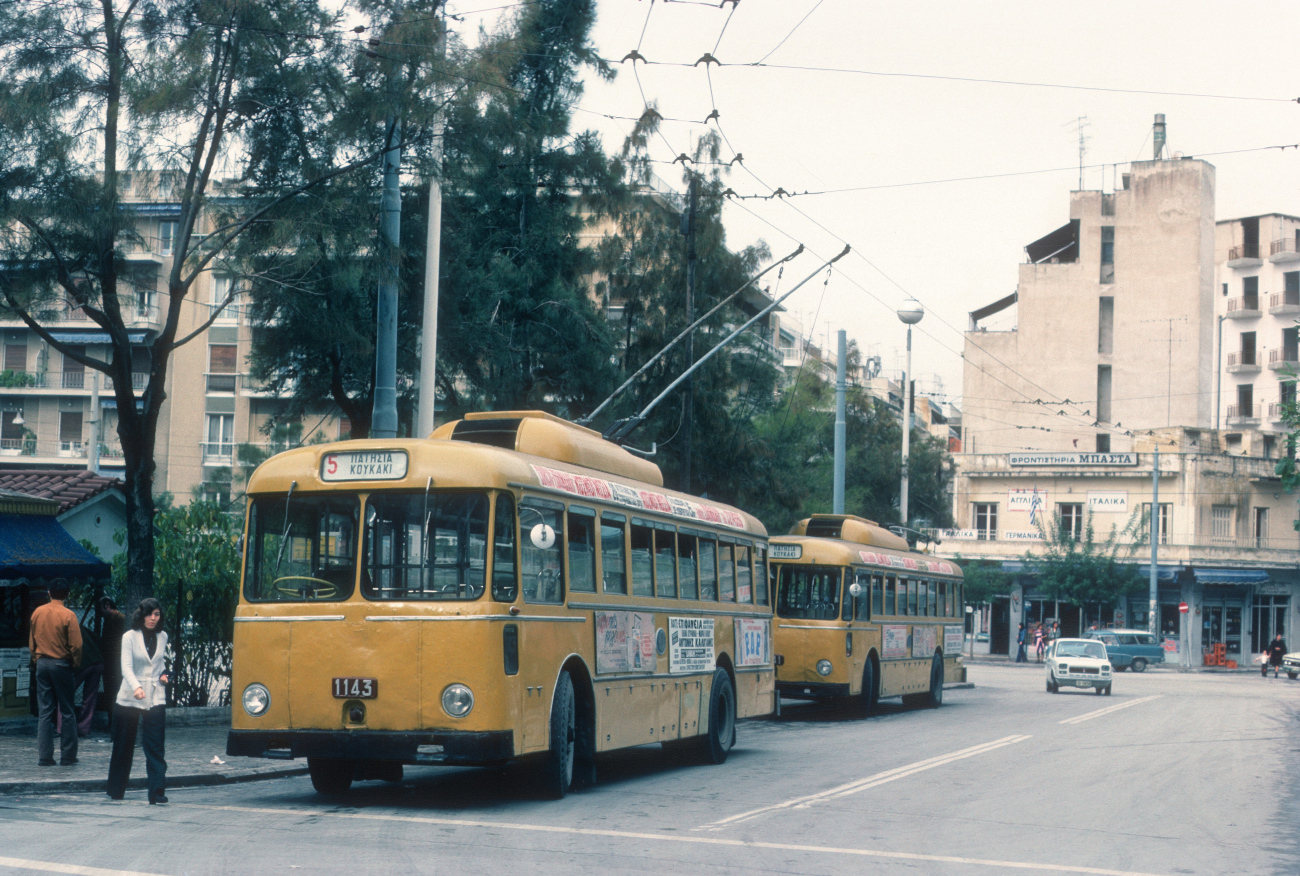 Афины, Lancia Esatau 101.05 № 1143; Афины — Троллейбусы – старые фотографии