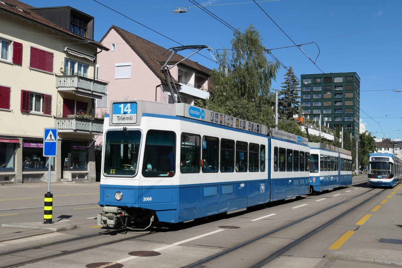 Цюрих, SWP/SIG/BBC Be 4/6 "Tram 2000" № 2068