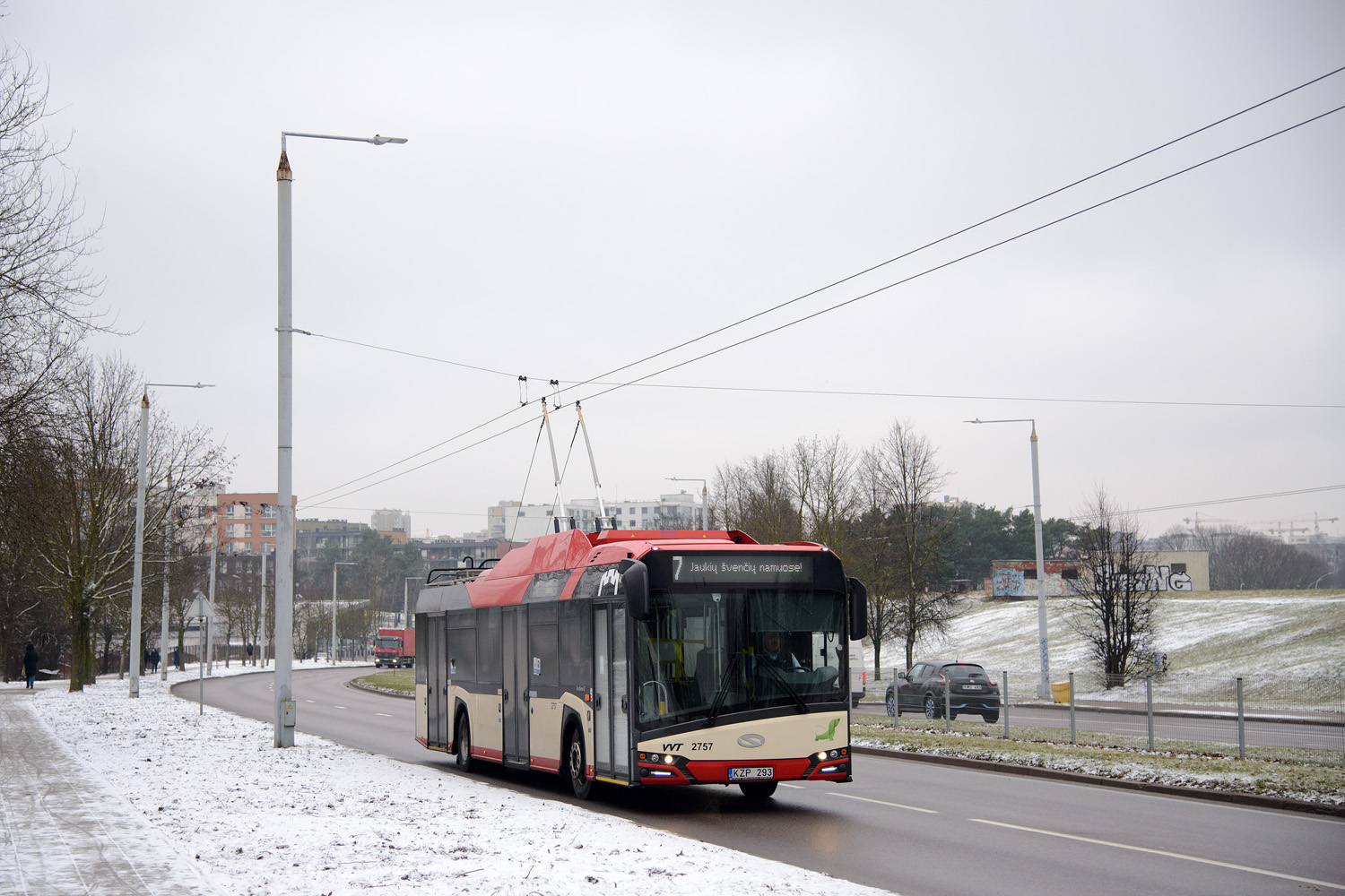 Вильнюс, Solaris Trollino IV 12 Škoda № 2757