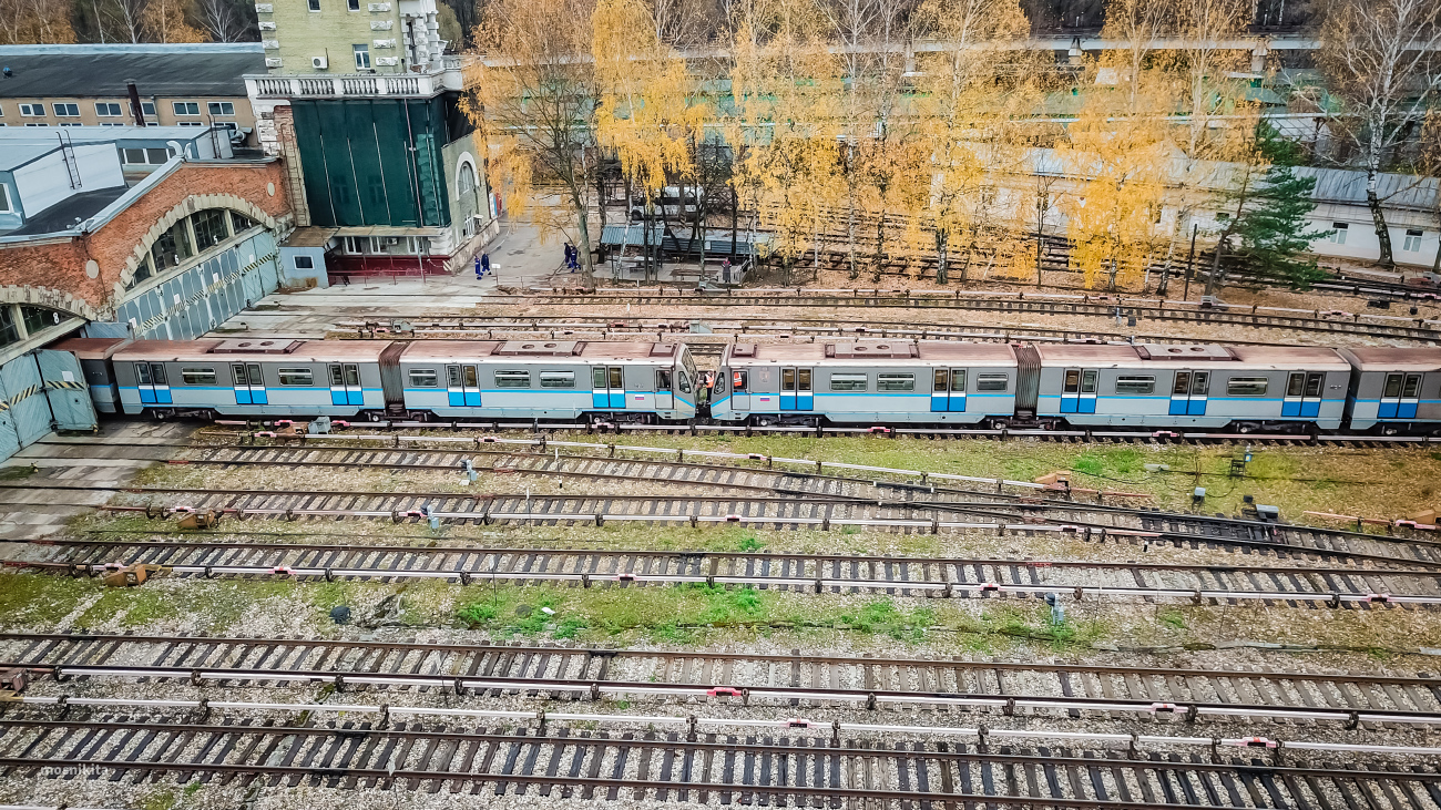 Moscow, 81-740.4 “Rusich” # 0197; Moscow, 81-740.4 “Rusich” # 0193; Moscow — Metro — [3] Arbatsko-Pokrovskaya Line