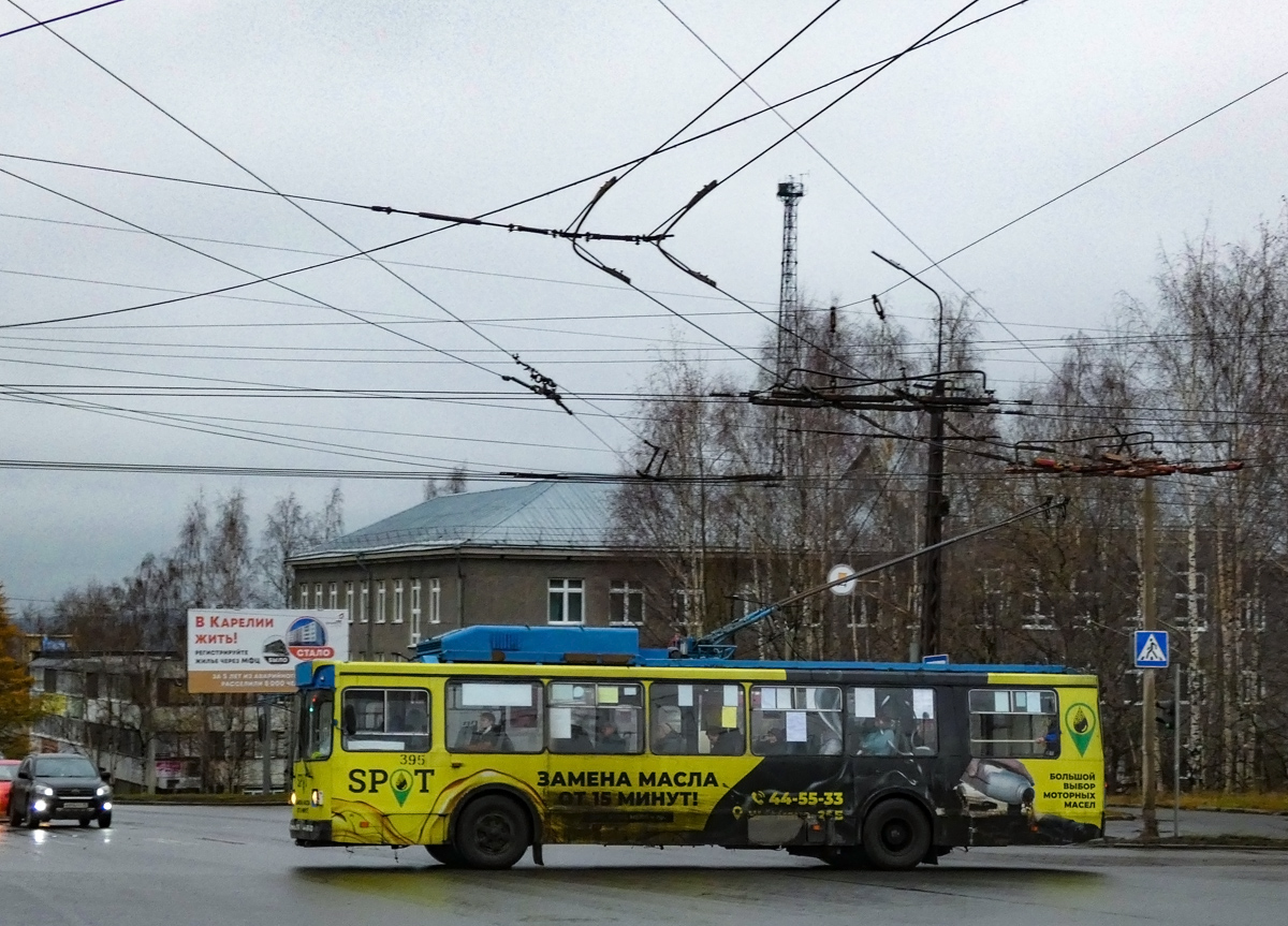 Петрозаводск, МТрЗ-6223-0000010 № 395; Петрозаводск — Троллейбусные линии и инфраструктура