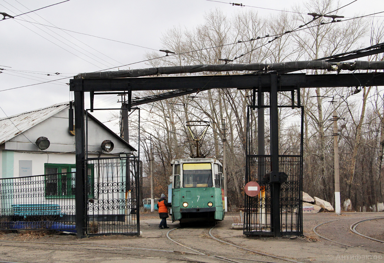 Temirtau, 71-605 (KTM-5M3) № 7; Temirtau — Tramway Depot