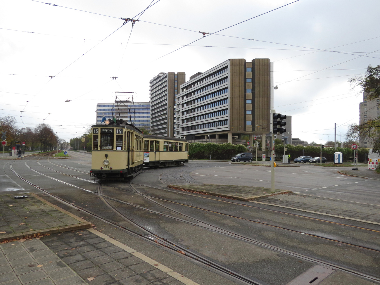 Nuremberg, MAN 2-axle motor car č. 867; Nuremberg — Tramway Lines and Infrastructure