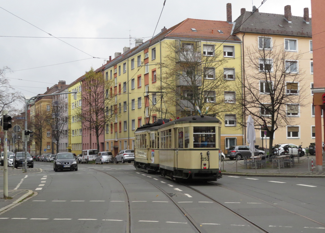Нюрнберг, Двухосный прицепной MAN № 1252; Нюрнберг — Трамвайные линии и инфраструктура