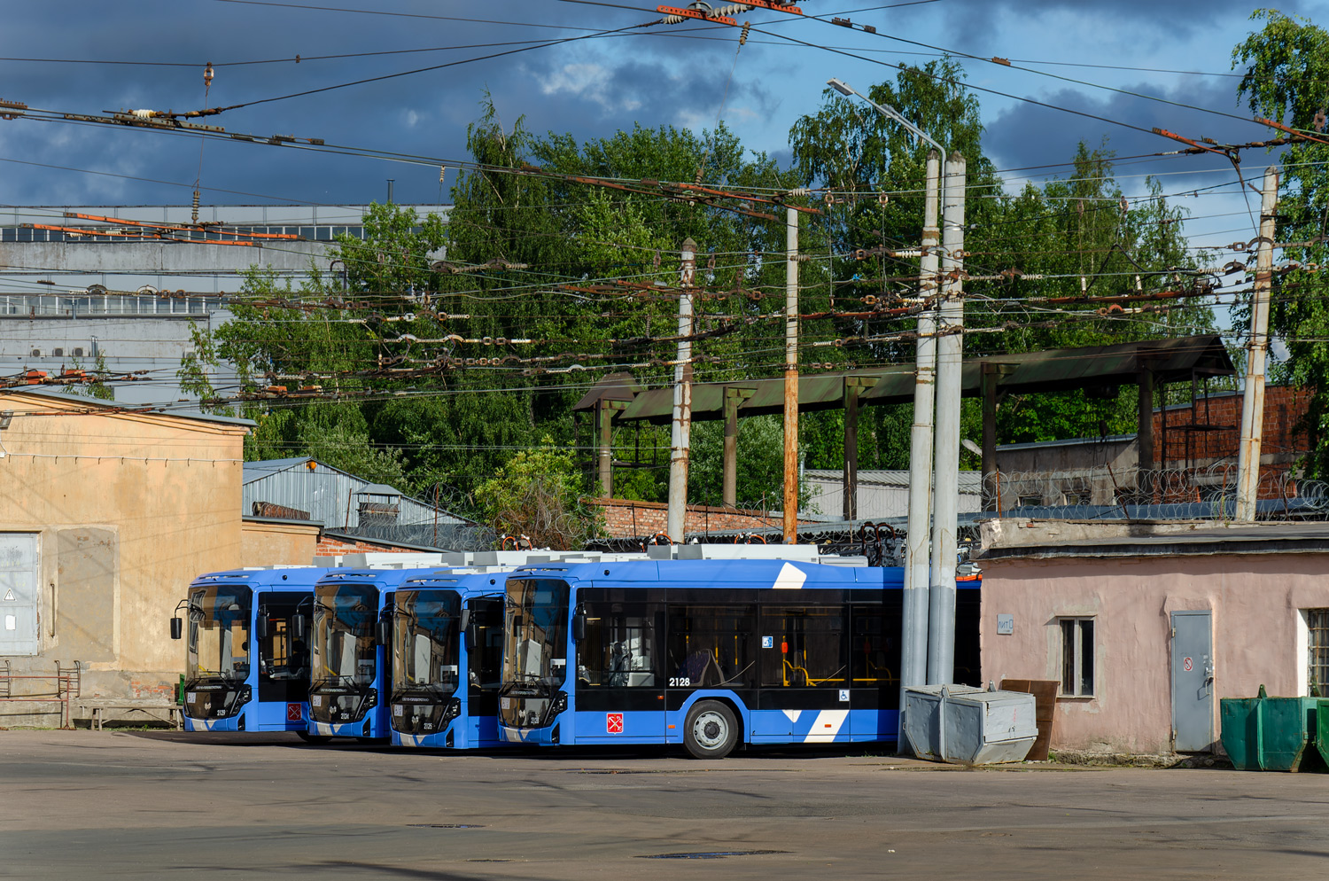 Санкт-Петербург — Новые троллейбусы; Санкт-Петербург — Троллейбусные парки