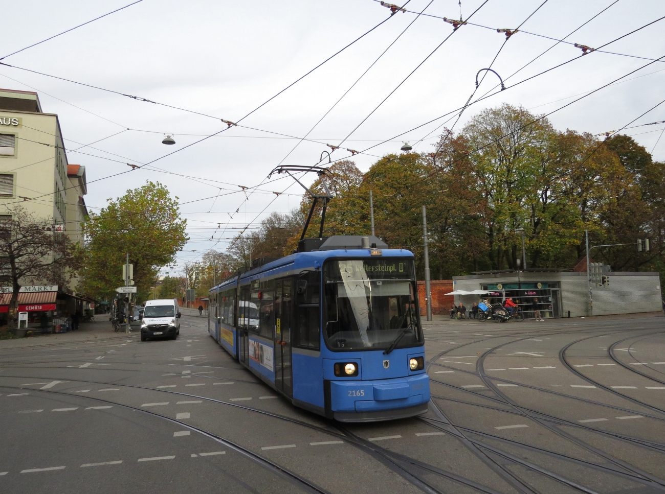 Мюнхен, Adtranz R2.2b № 2165; Мюнхен — Трамвайные линии и инфраструктура