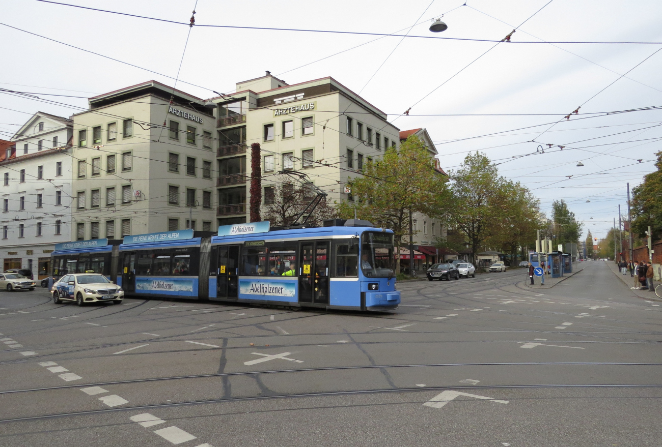 Мюнхен, AEG R2.2b № 2129; Мюнхен — Трамвайные линии и инфраструктура