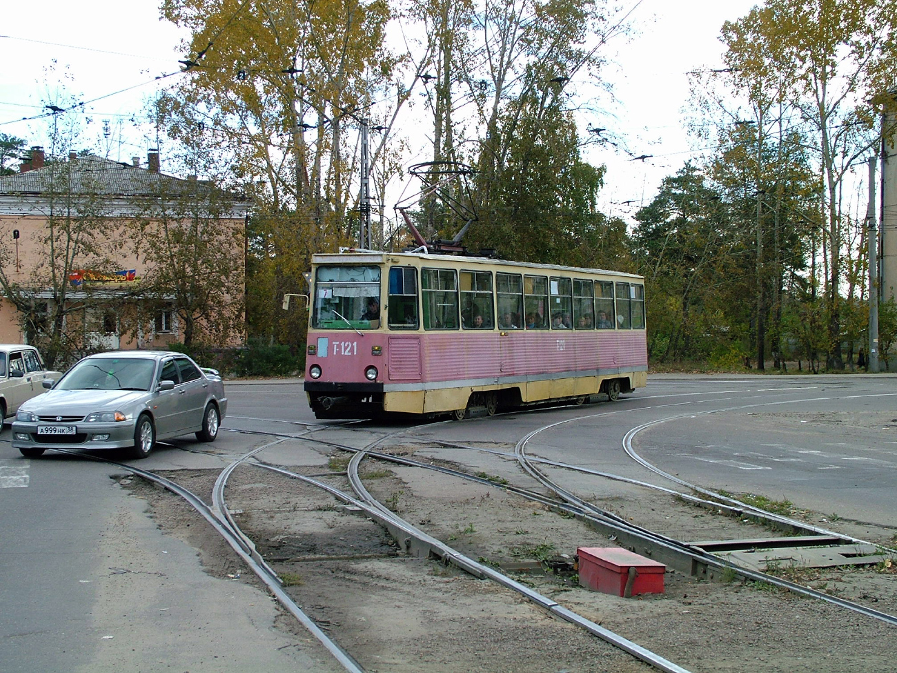 Ангарск, 71-605 (КТМ-5М3) № 121; Ангарск — Трамвайные линии и кольца