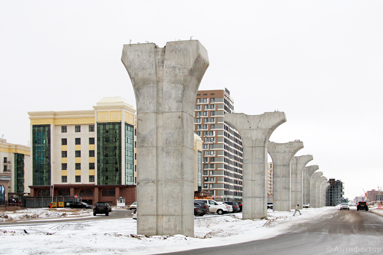 Астана — Строительство LRT
