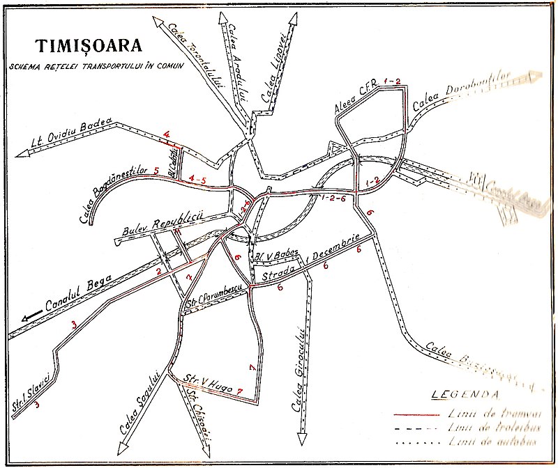 Тимишоара — Схемы