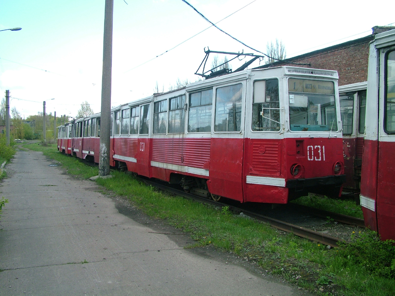 Авдеевка, 71-605 (КТМ-5М3) № 031; Авдеевка — Трамвайный парк