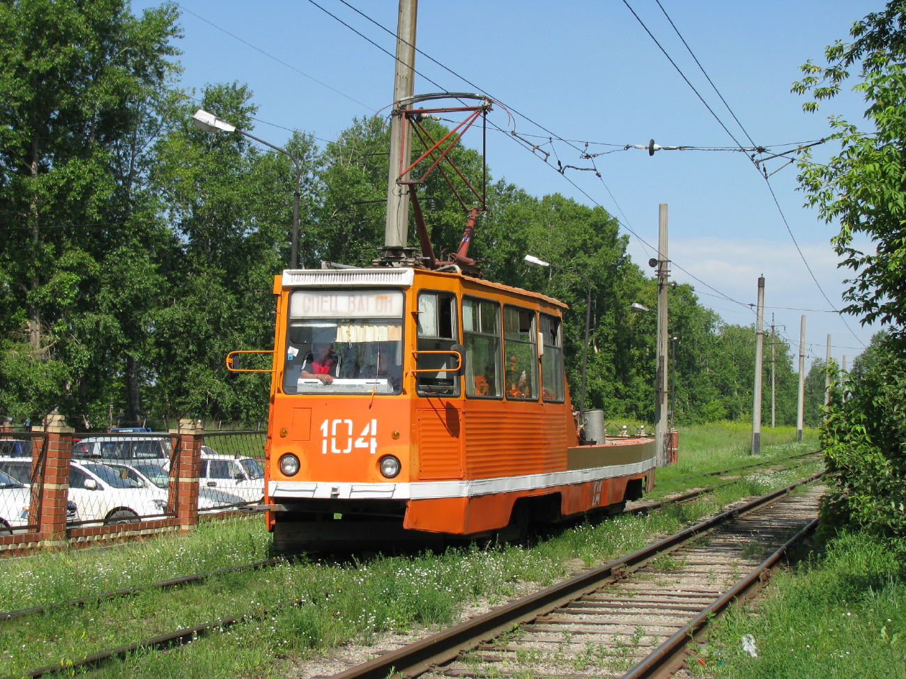 Усолье-Сибирское, 71-605 (КТМ-5М3) № 104