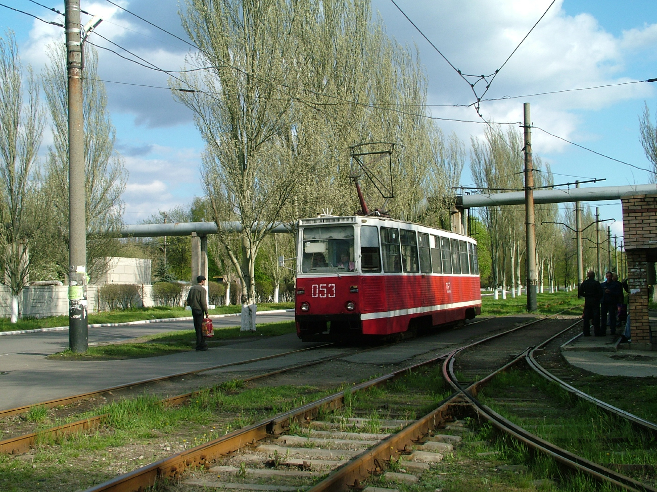 Авдеевка, 71-605 (КТМ-5М3) № 053; Авдеевка — Трамвайные линии и инфраструктура