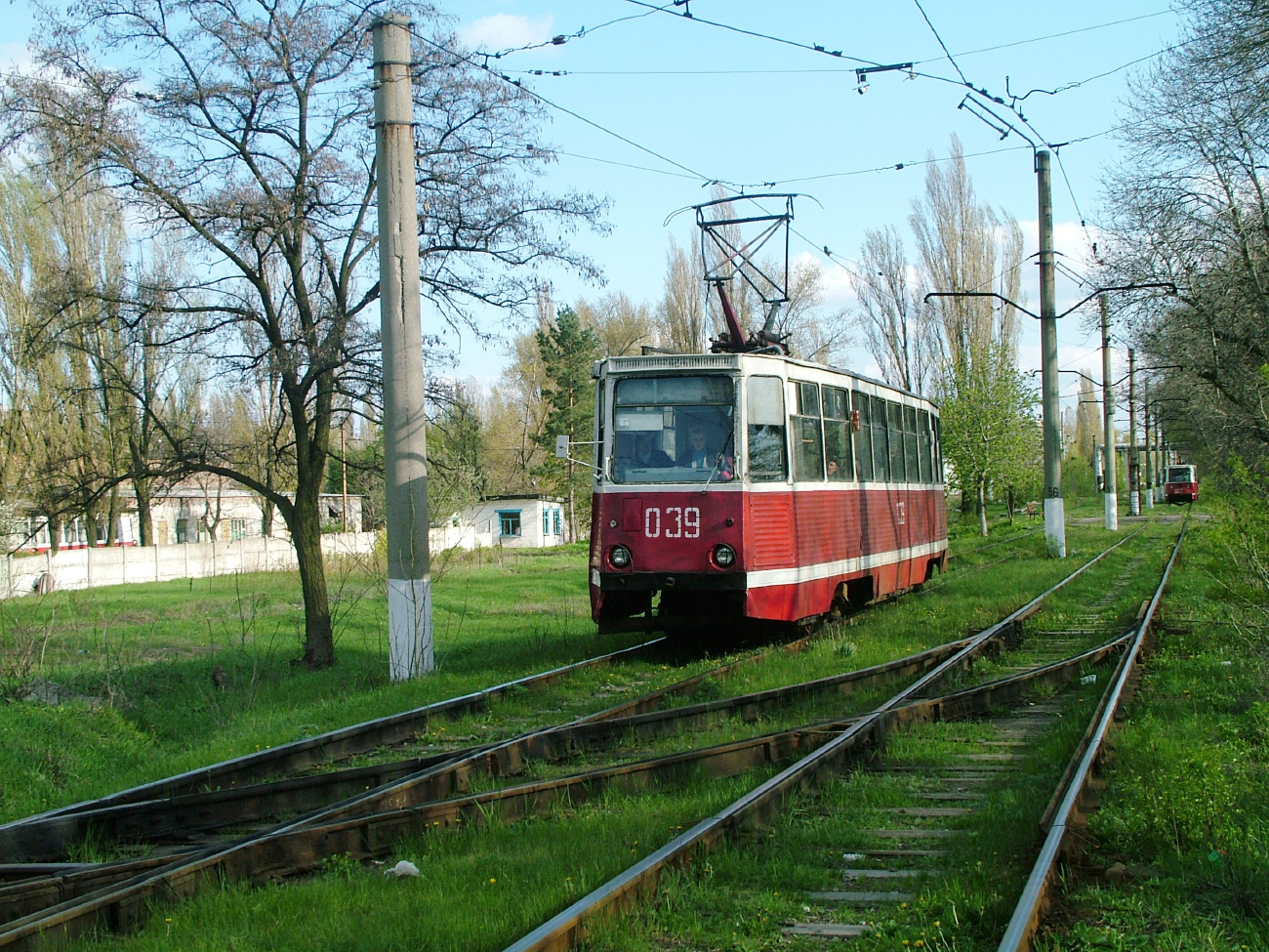 Авдеевка, 71-605 (КТМ-5М3) № 039; Авдеевка — Трамвайные линии и инфраструктура