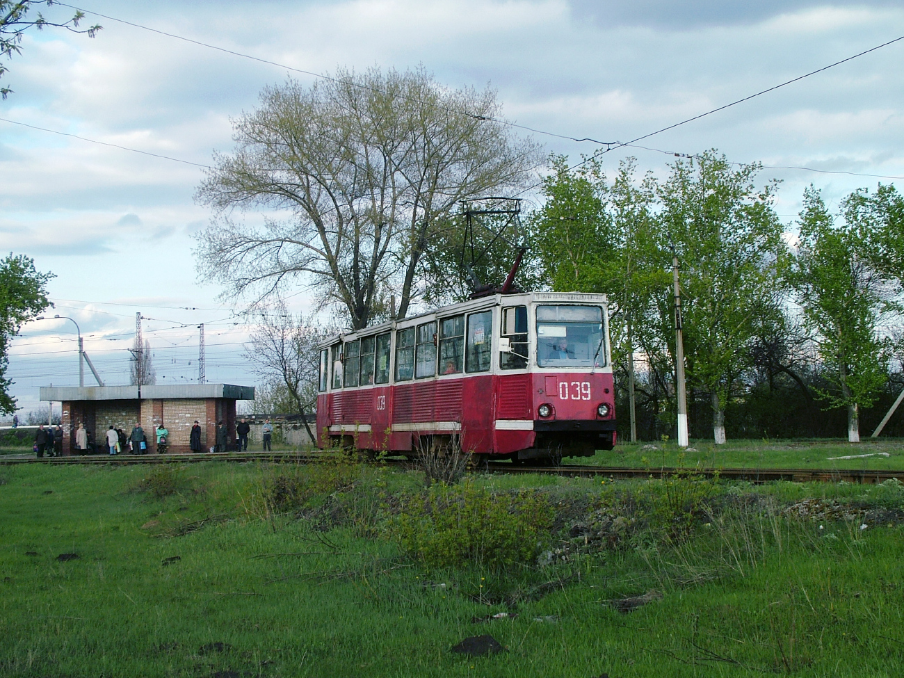 Авдеевка, 71-605 (КТМ-5М3) № 039; Авдеевка — Трамвайные линии и инфраструктура
