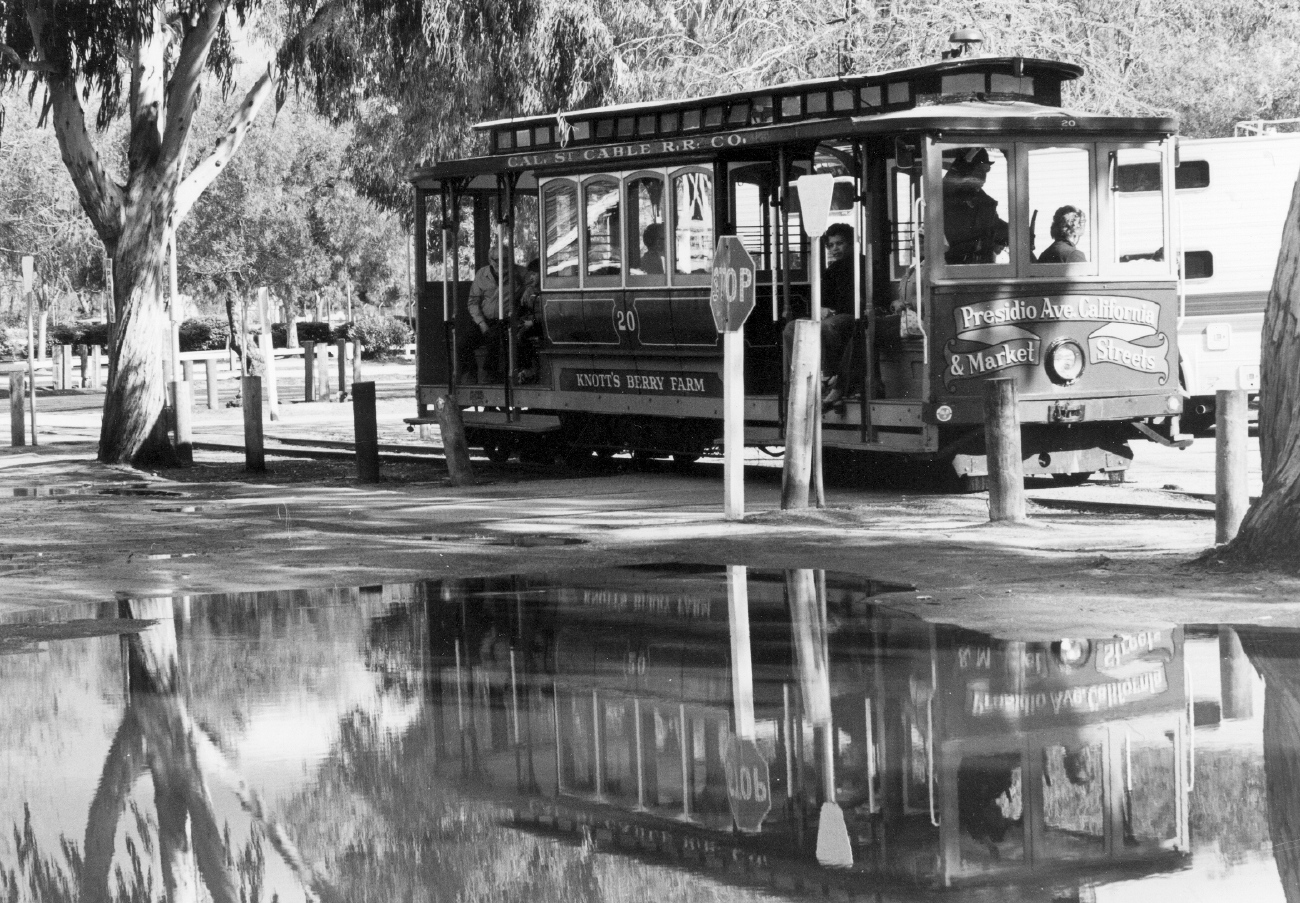 Лос-Анджелес, Hammond cable car № 20; Лос-Анджелес — Кабельные трамваи Knott's Berry Farm 1955-1979