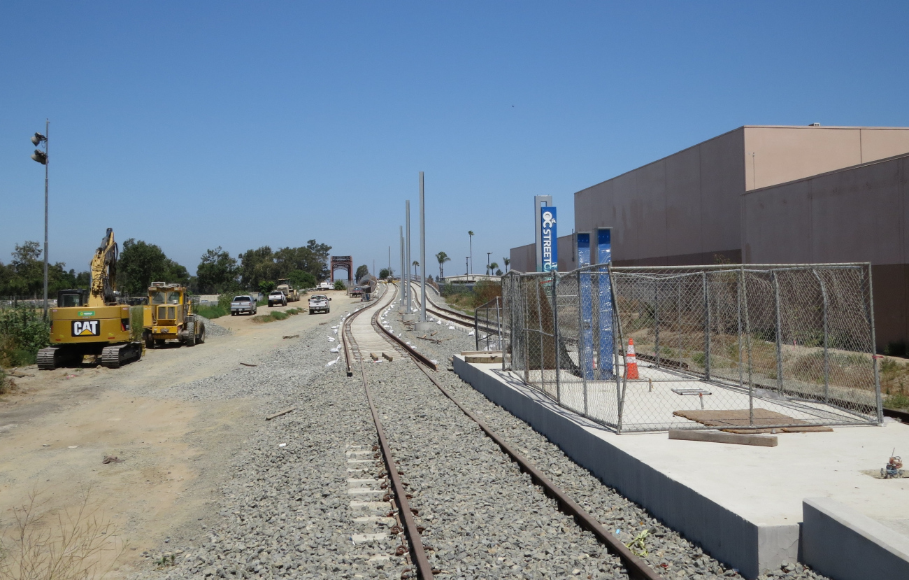 Santa Ana — OC Streetcar Construction