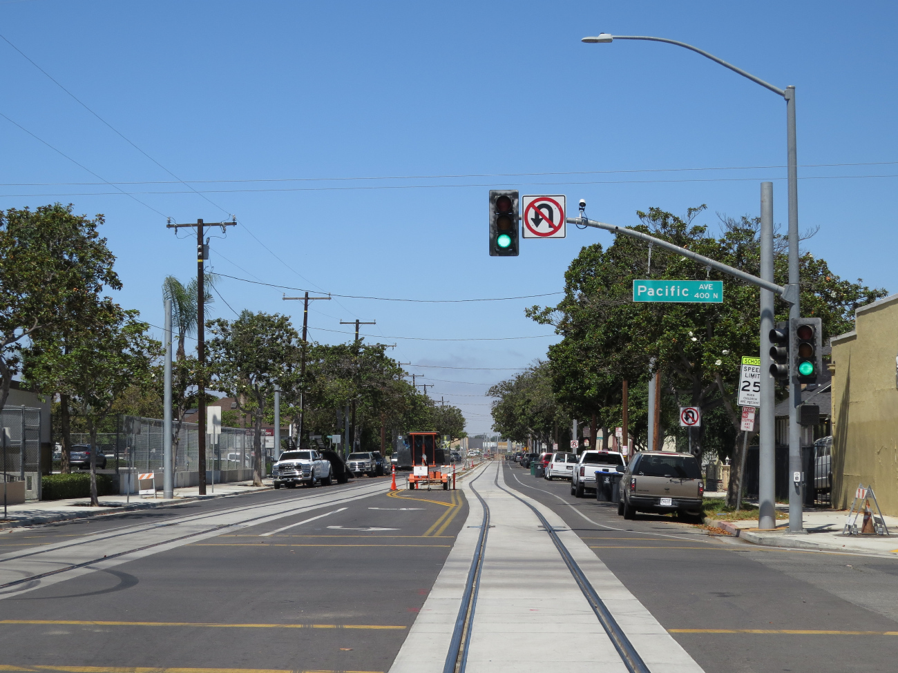 Santa Ana — OC Streetcar Construction