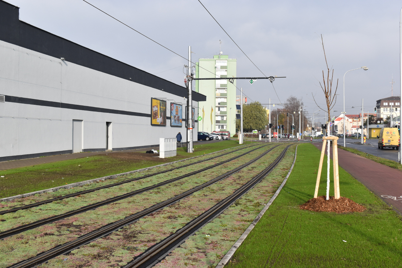 Оламаўц — Трамвайные линии и инфраструктура