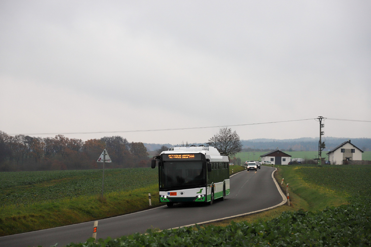 Пльзень, Škoda 26Tr Solaris IV № 607; Пльзень — Троллейбусная линия без контактной сети на Летков