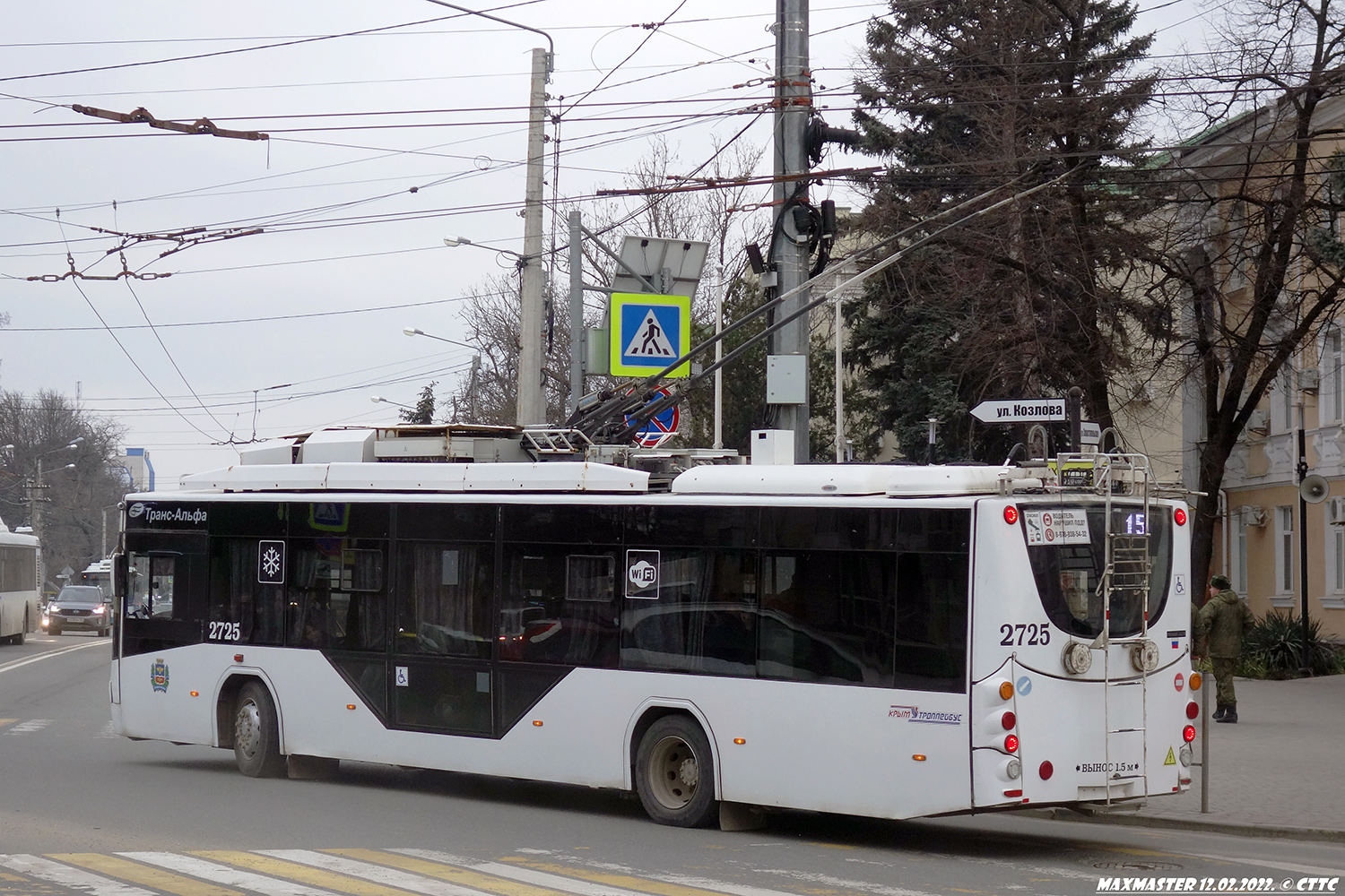 Крымский троллейбус, ВМЗ-5298.01 «Авангард» № 2725