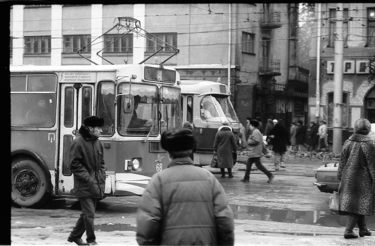 Тула — Старые фотографии — Фото — Городской электротранспорт