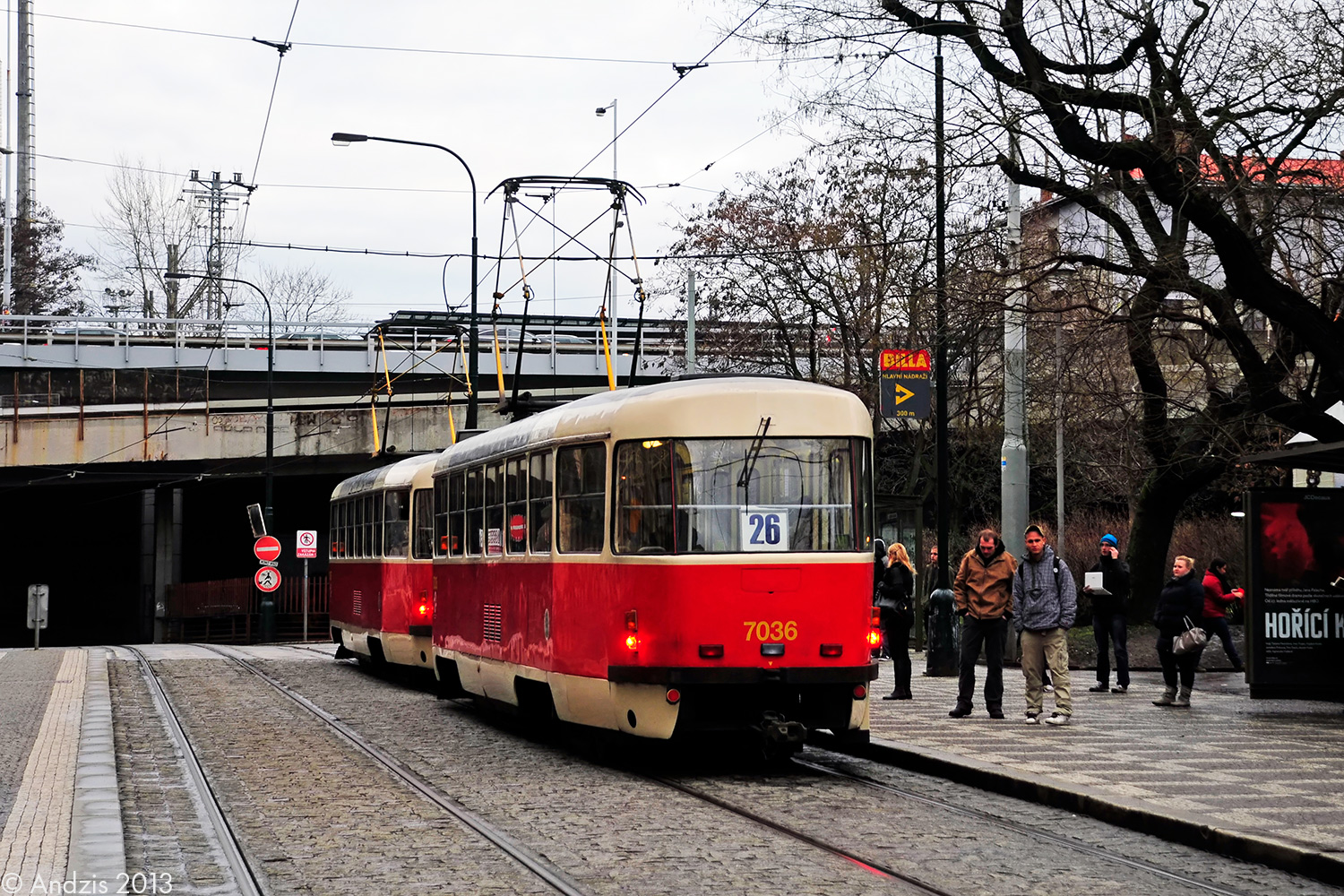 Прага, Tatra T3SUCS № 7036