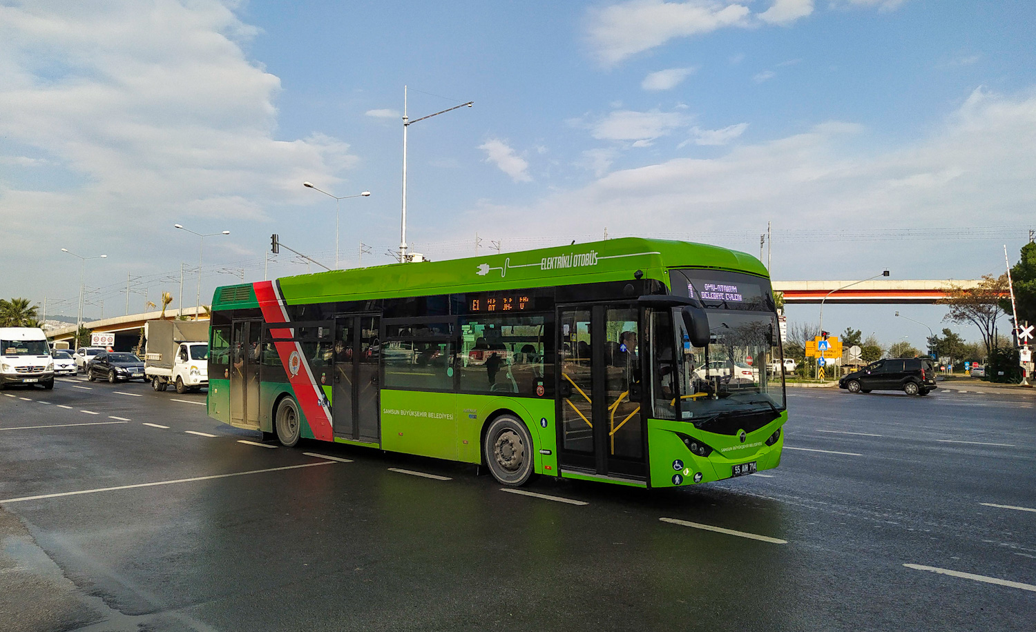 Samsun, Temsa Avenue Electron # 55 AIH 714