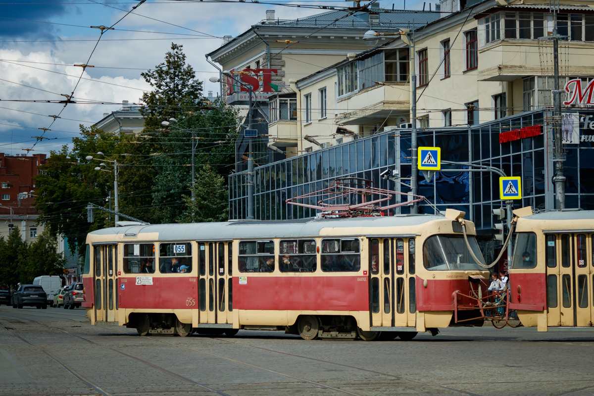 Екатеринбург, Tatra T3SU № 055
