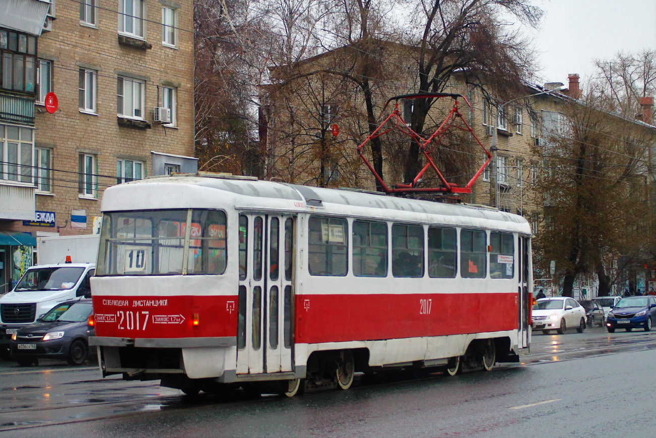 Самара, Tatra T3SU (двухдверная) № 2017