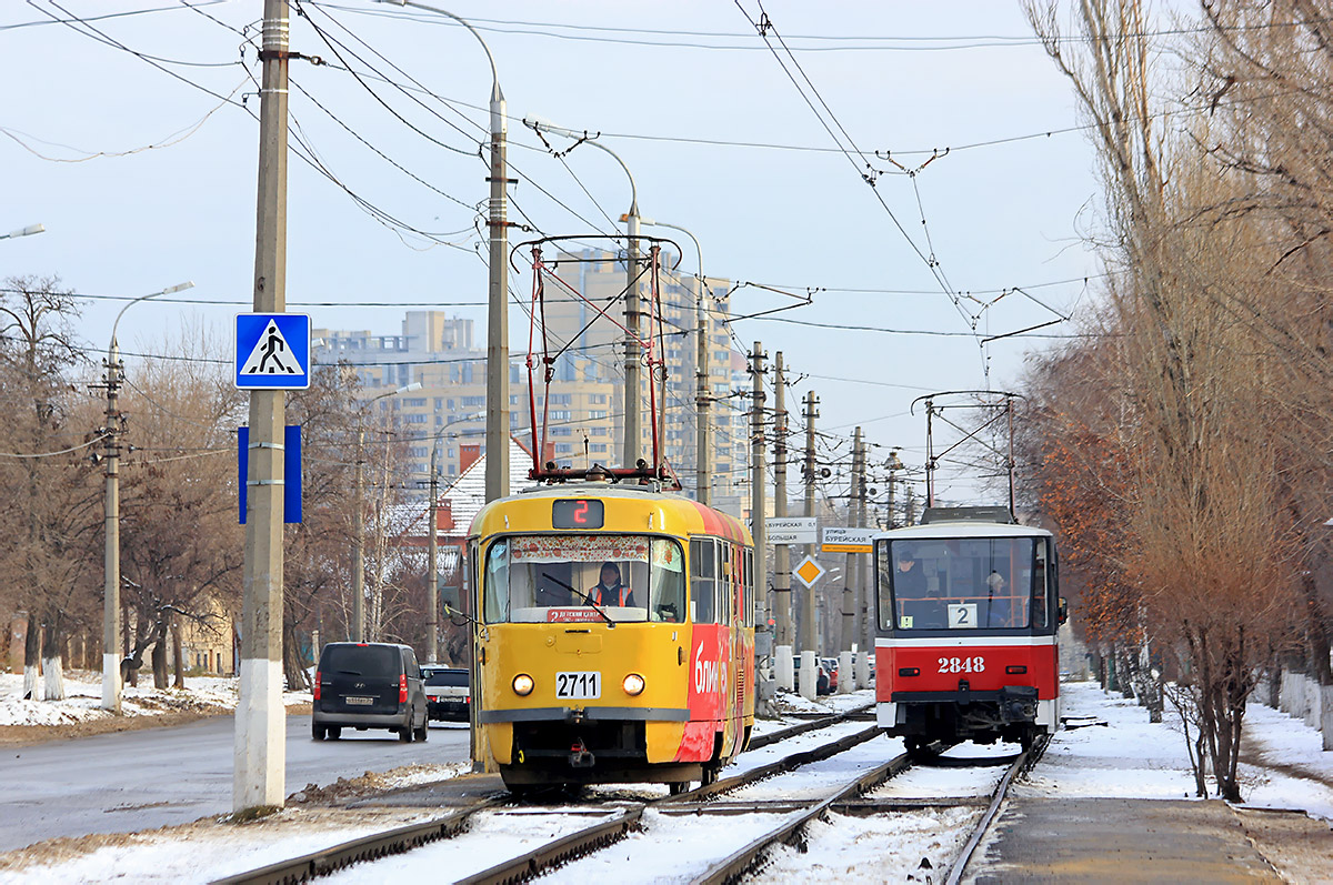 Волгоград, Tatra T3SU № 2711