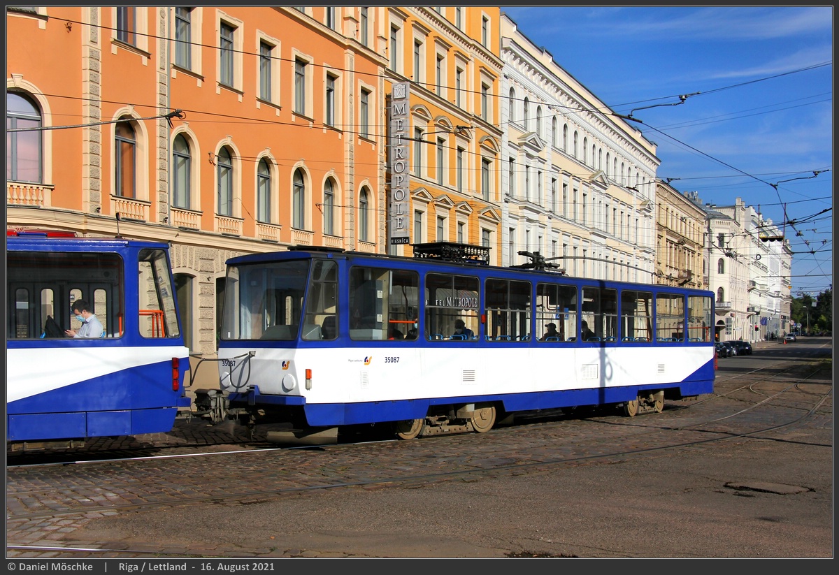Рига, Tatra T3MR (T6B5-R) № 35087