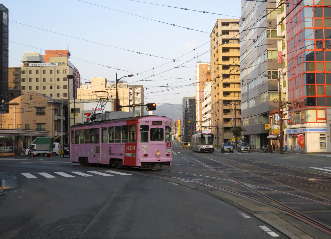Кумамото, Tōyo Kōki № 1095; Кумамото — Трамвайные линии и инфраструктура