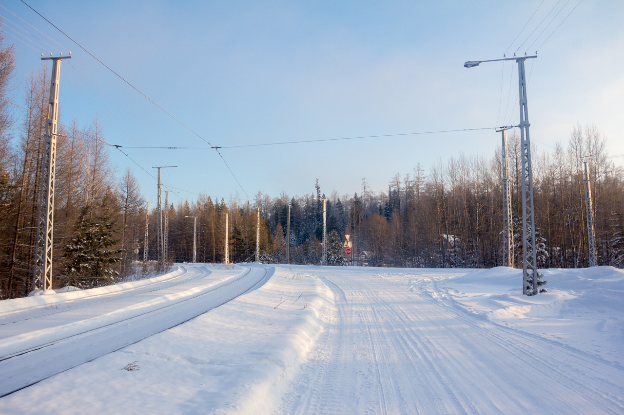 烏斯季伊利姆斯克 — Tramway Line and Infrastructure
