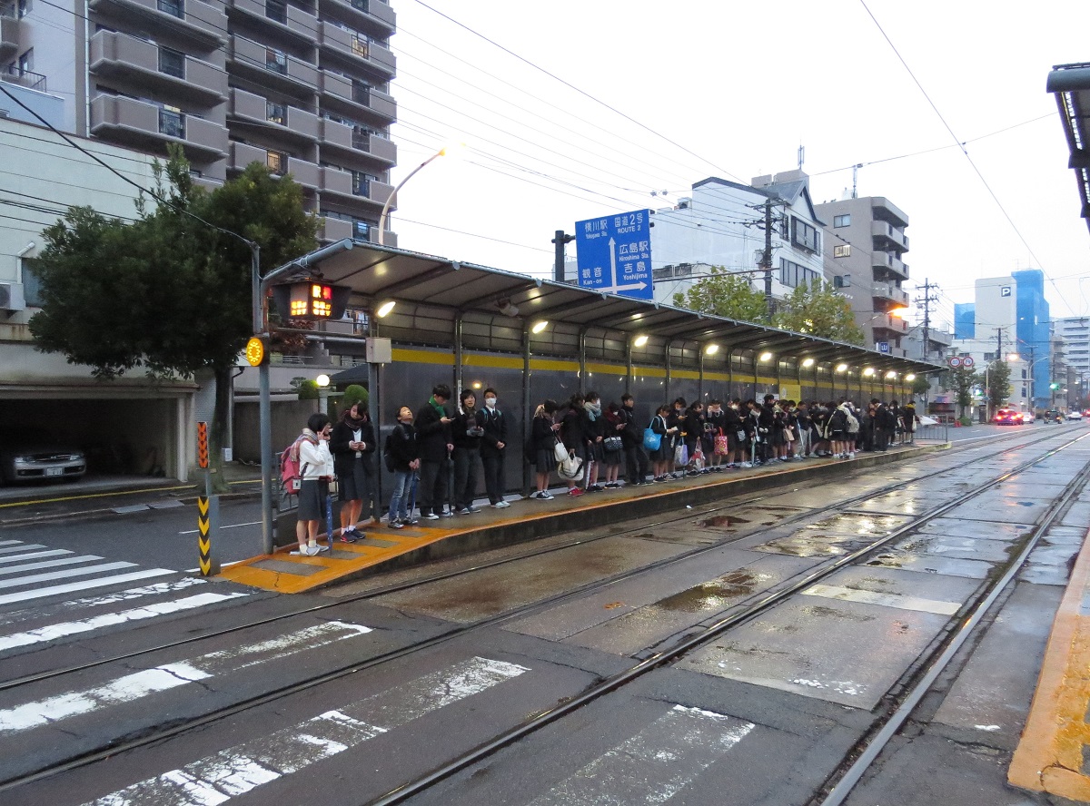 Хиросима — Трамвайные линии и инфраструктура