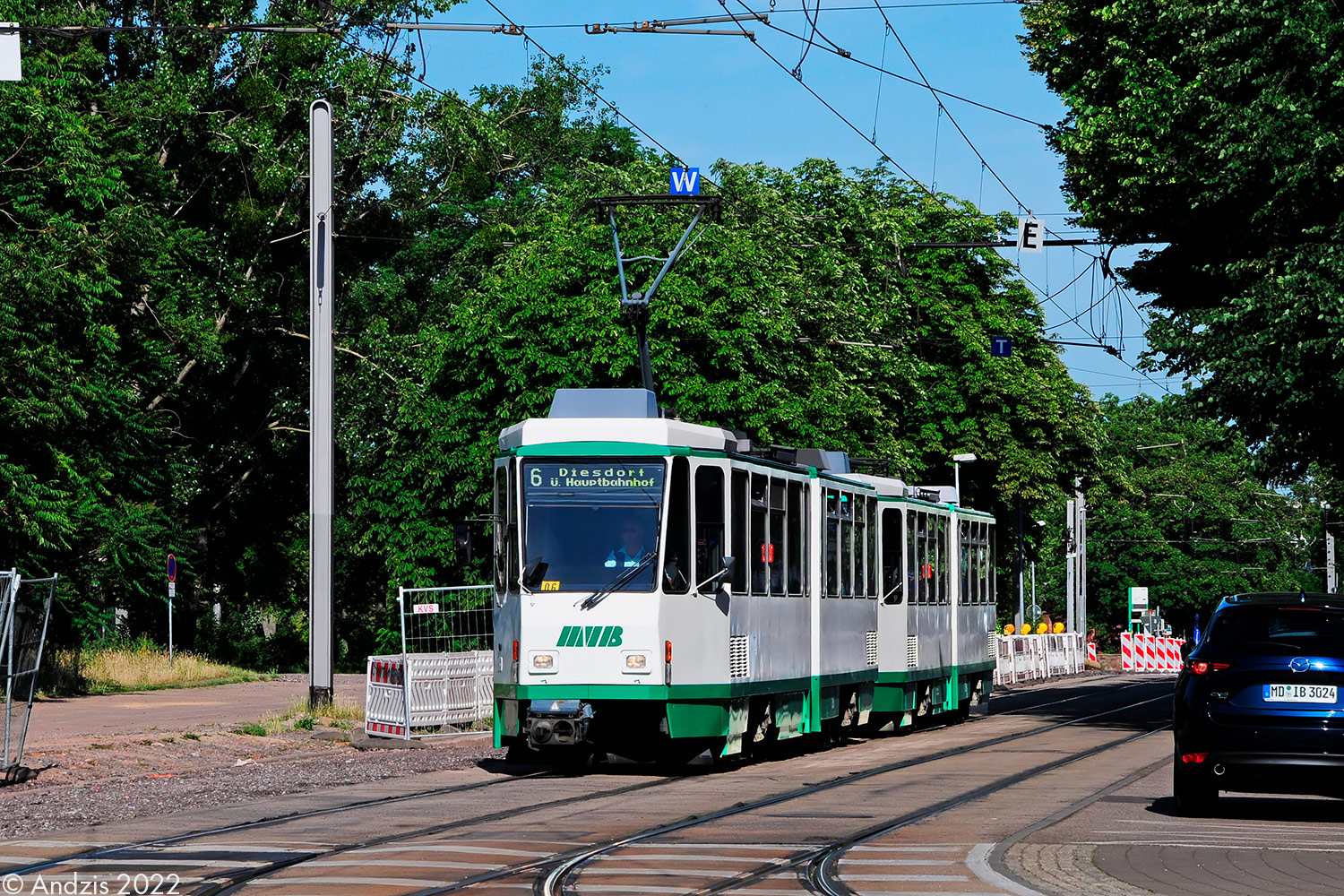 Magdeburg, Tatra KT4DM № 1288