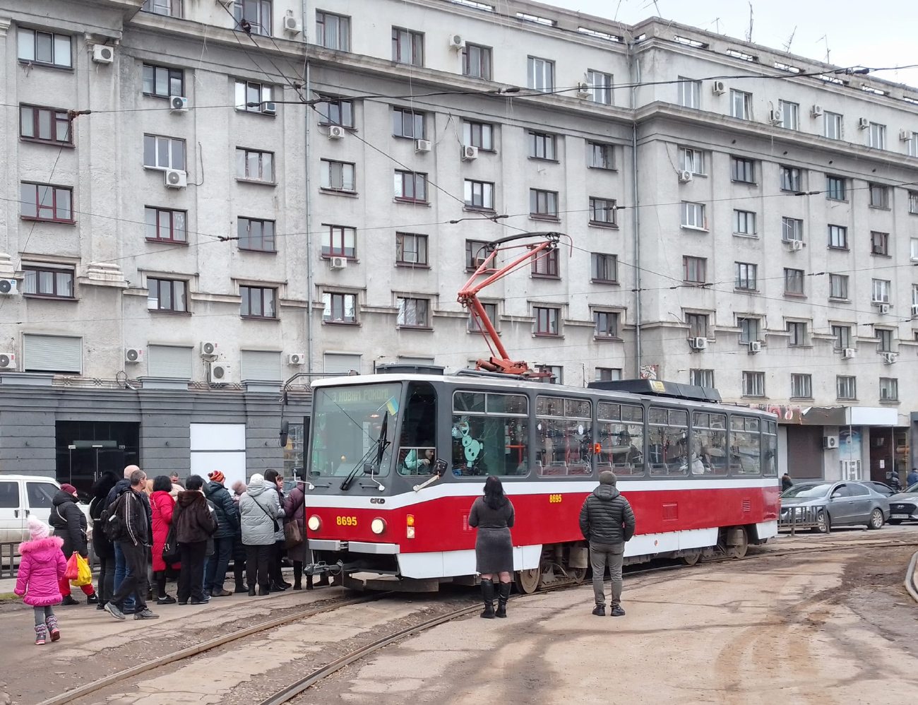 Харьков, Tatra T6A5 № 8695