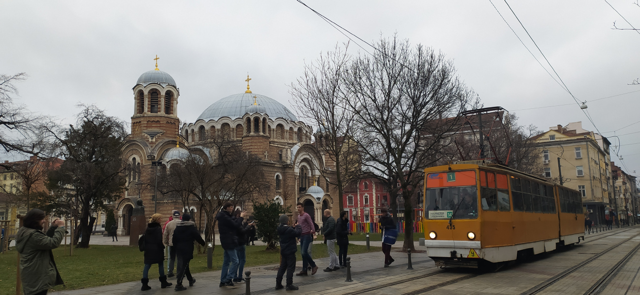 Sofia, T6M-400 (Sofia-100) nr. 435; Sofia — A fantrip with the historic tram Т6М-400 (Sofia 100) 435 — 12.01.2020