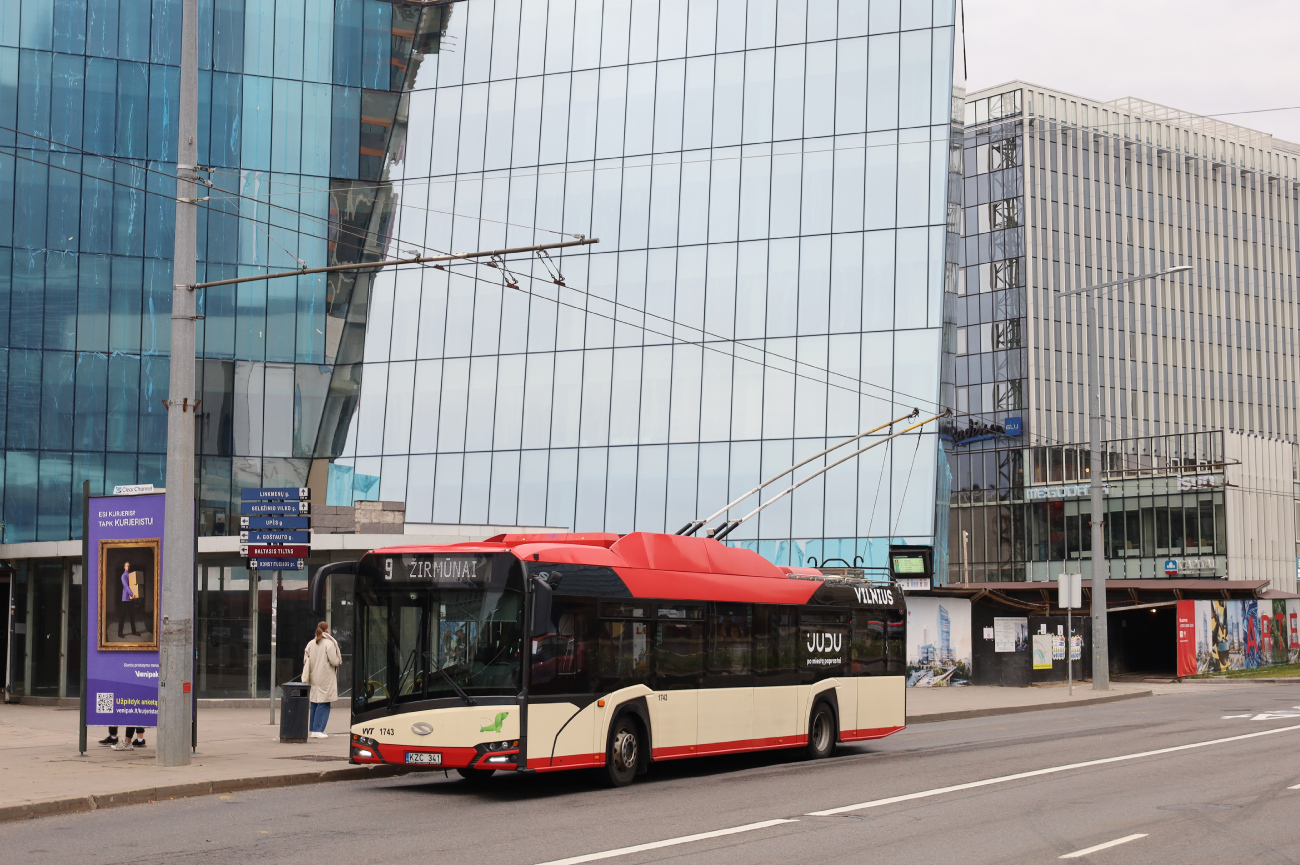 Вильнюс, Solaris Trollino IV 12 Škoda № 1743