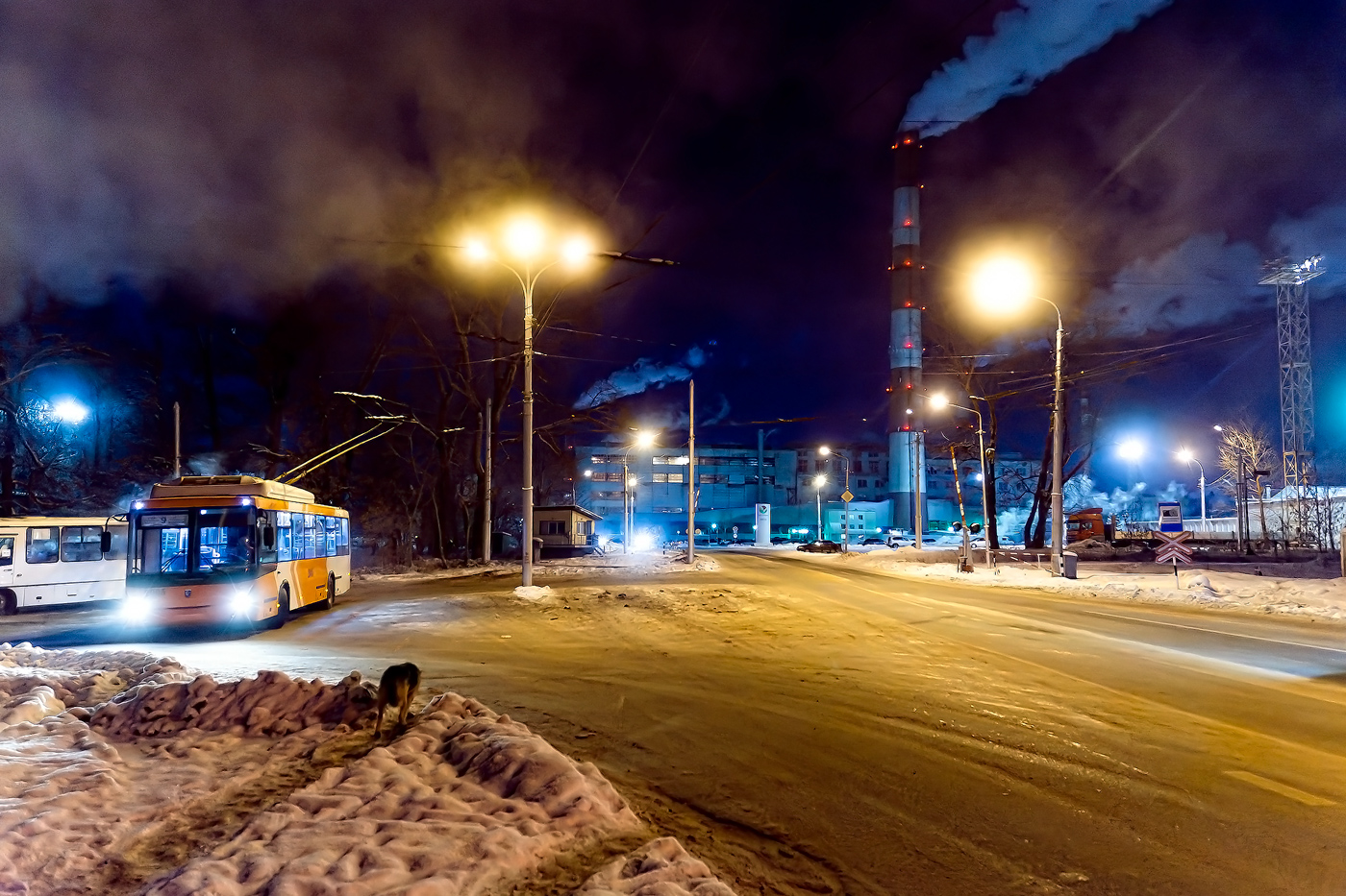 Ufa — Terminals and loops (trolleybus)