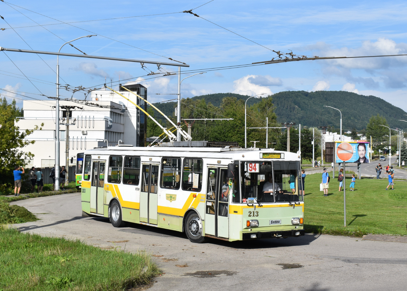 Жилина, Škoda 14Tr14/7 № 213; Жилина — Церемония прощания с троллейбусами Шкода 14Tr & 15Tr (17.08.2019)